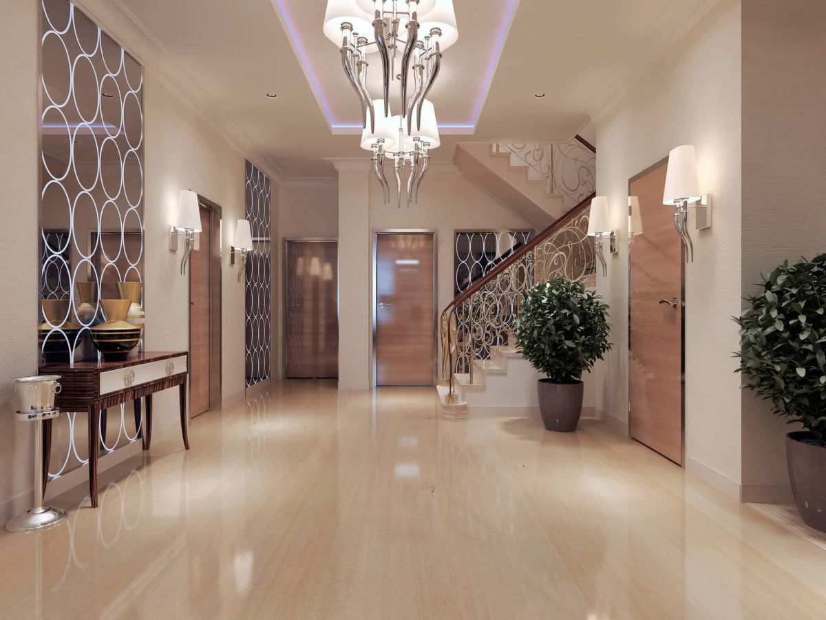 Hall neoclassical style - wall sconces